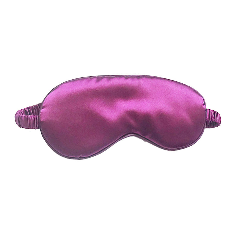 Load image into Gallery viewer, purple silk eye mask 
