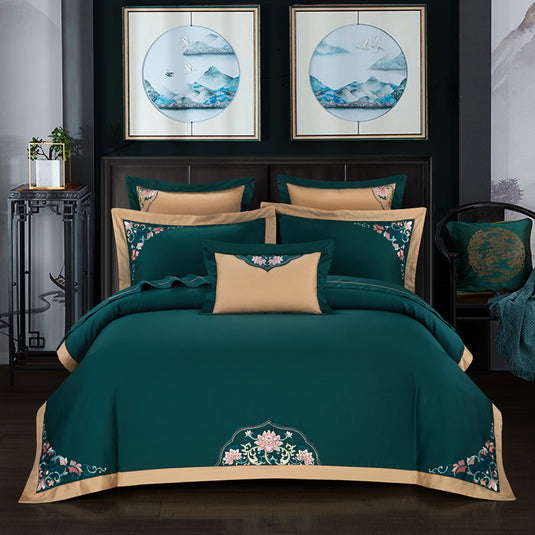 long strap cotton bedding set