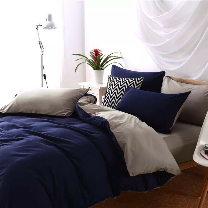 Load image into Gallery viewer, Bedding Set -  Dark Blue - SuperStar Bedding
