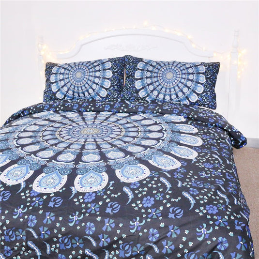 Blue Peacock Bedding - SuperStar Bedding