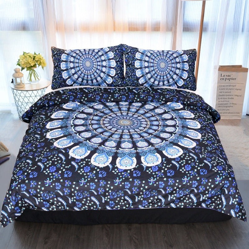 Load image into Gallery viewer, Blue Peacock Bedding - SuperStar Bedding
