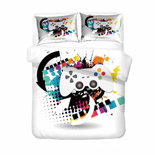 Digital Printing Gamepad For Bedding - white - SuperStar Bedding