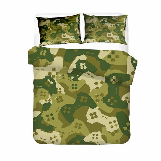 Digital Printing Gamepad For Bedding - green - SuperStar Bedding