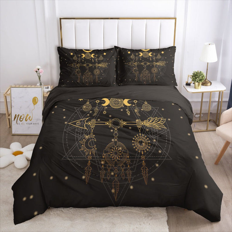 Load image into Gallery viewer, Duvets bedding set - black - SuperStar Bedding
