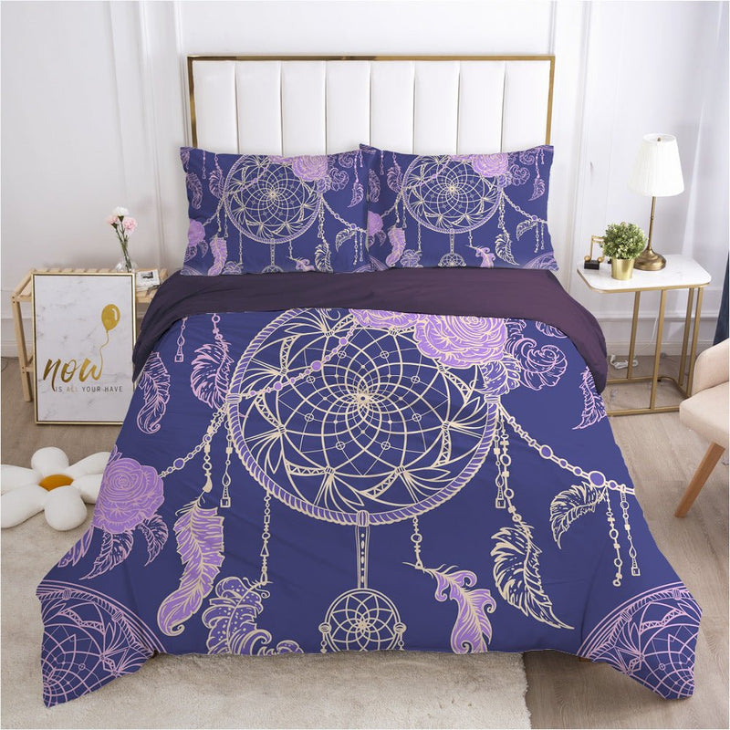 Load image into Gallery viewer, Duvets bedding set - blue and purple - SuperStar Bedding
