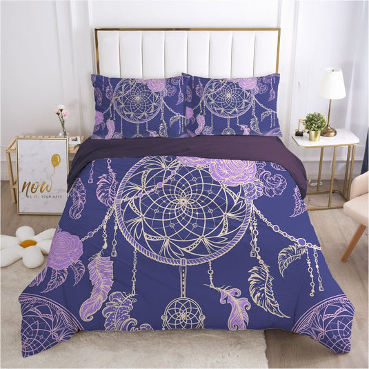 Duvets bedding set - blue and purple - SuperStar Bedding