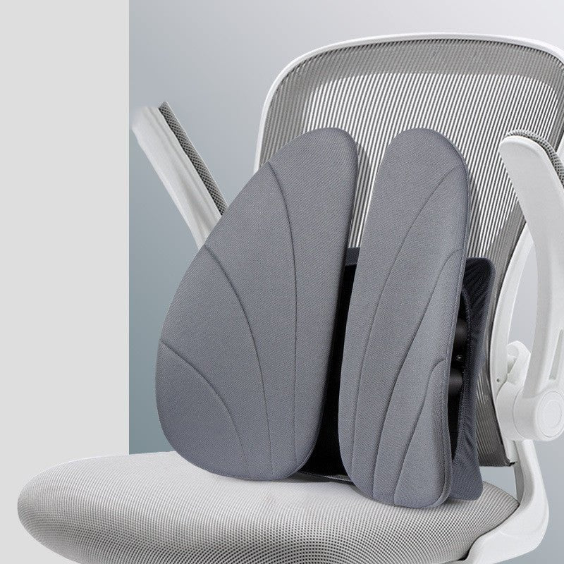 Load image into Gallery viewer, Ergonomic Lumbar chair support Pillow , Gray colour
