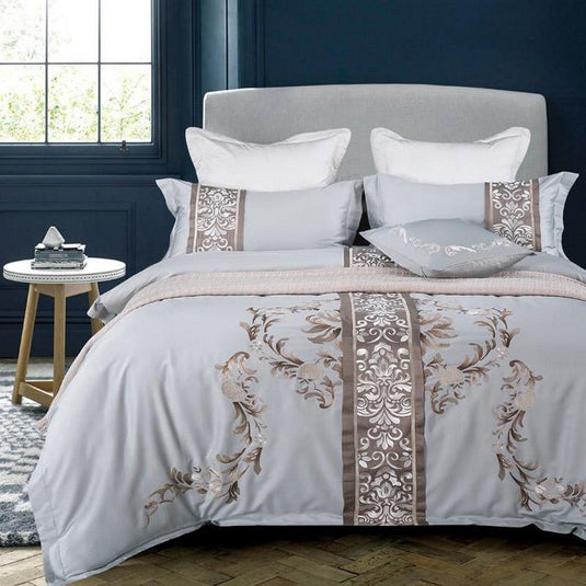 Four-piece Satin embroidered long-staple cotton - SuperStar Bedding