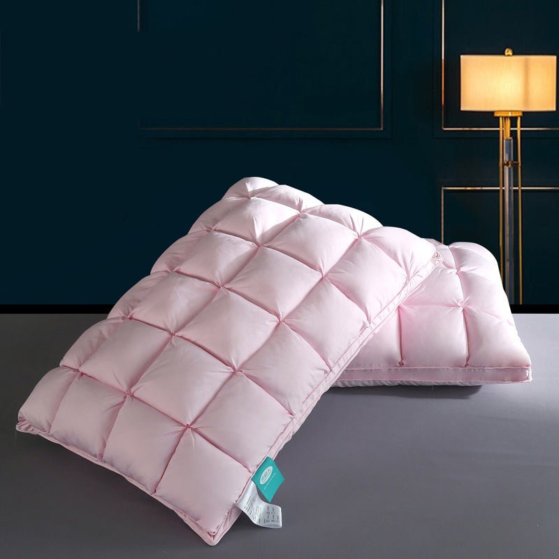 Load image into Gallery viewer, Goose Down Pillows -pink- SuperStar Bedding
