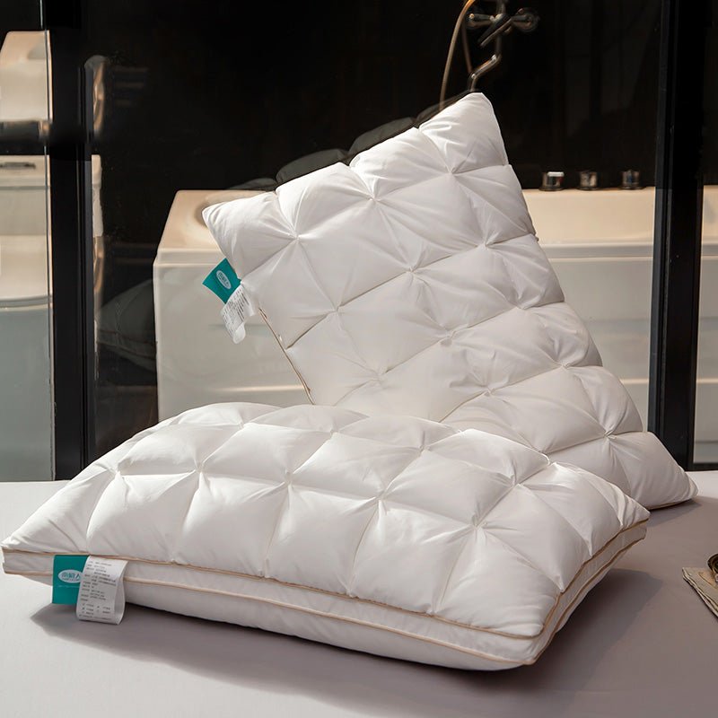 Load image into Gallery viewer, Goose Down Pillows -white- SuperStar Bedding
