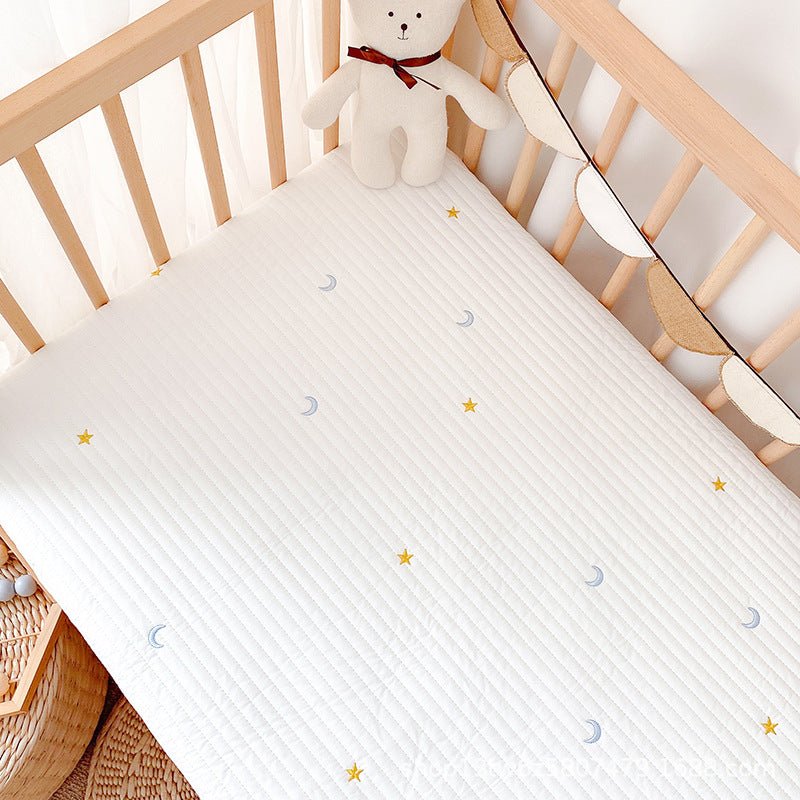 Load image into Gallery viewer, Ins Quilted Baby Cotton Fitted Sheet Mattress - SuperStar Bedding
