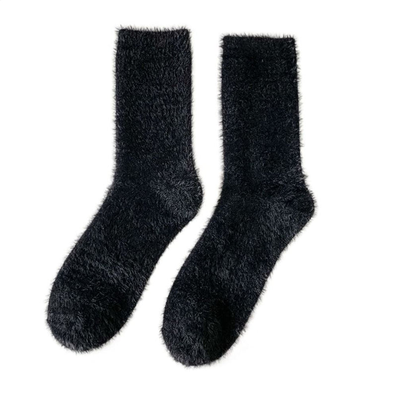 Load image into Gallery viewer, Marten Thickened Sleeping Socks -fkeece socks-black- SuperStar Bedding
