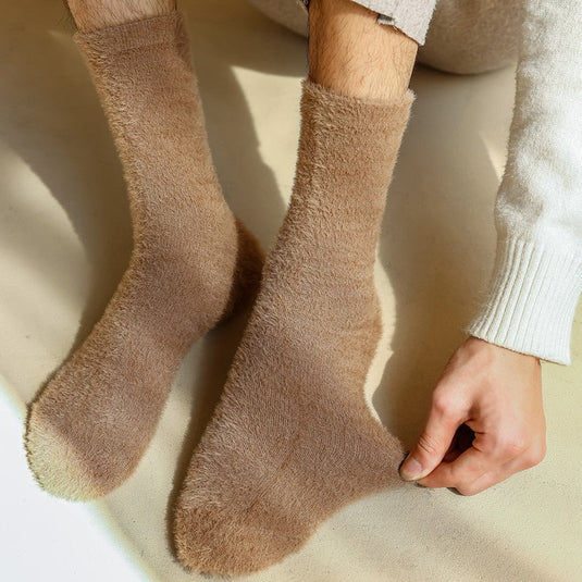 Marten Thickened Sleeping Socks -fleece socks-brown- SuperStar Bedding