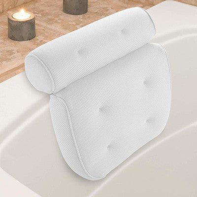 Load image into Gallery viewer,  Bath Pillow-bath cushion in white
