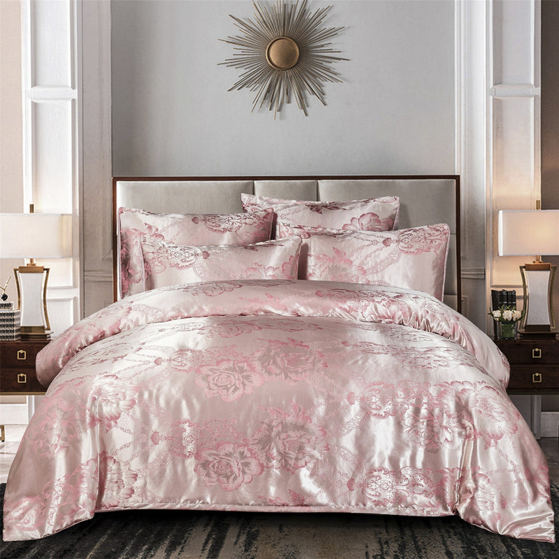 Load image into Gallery viewer, Three-piece bedding set - pink - SuperStar Bedding
