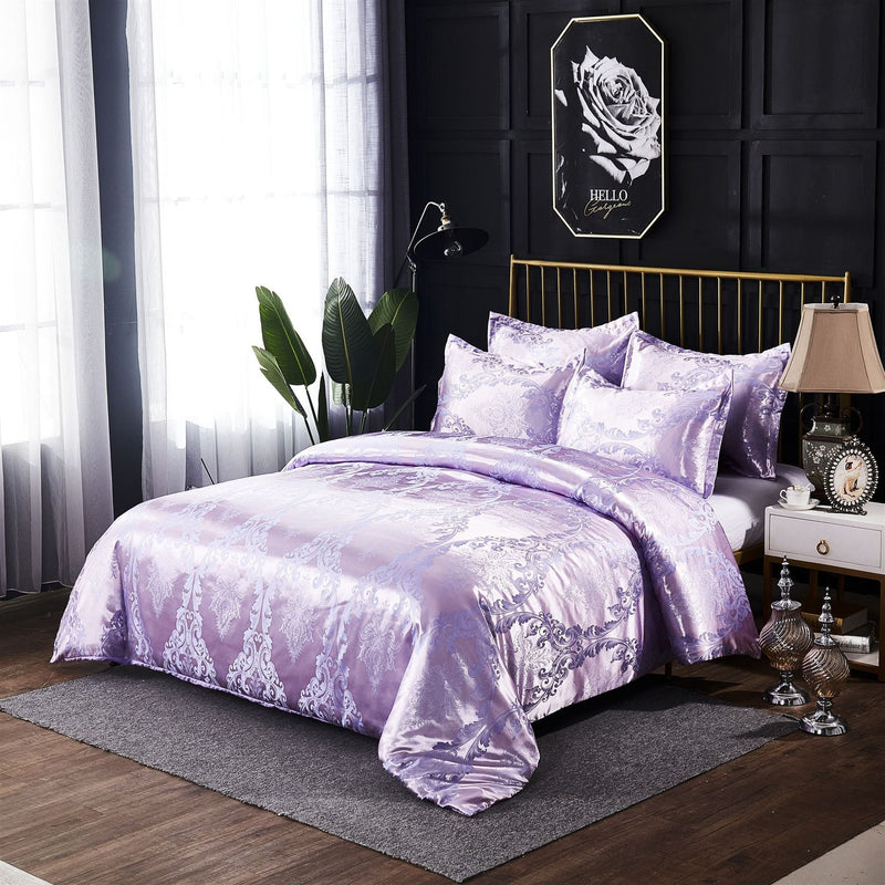 Load image into Gallery viewer, Three-piece bedding set - violet - SuperStar Bedding
