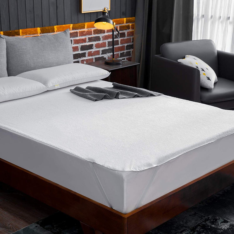 Load image into Gallery viewer, Tie-up Waterproof Bed Sheet Mattress Pad - SuperStar Bedding
