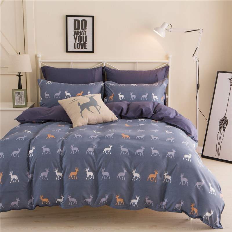 Load image into Gallery viewer, Vibrant colour bedding sets - dear print-SuperStar Bedding
