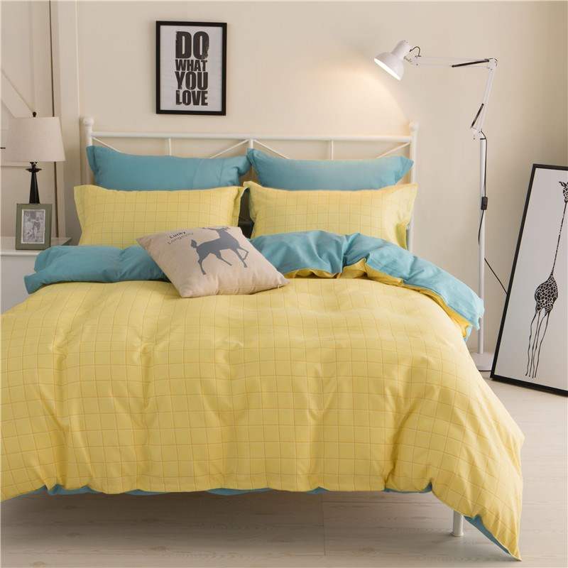 Load image into Gallery viewer, Vibrant colour bedding sets - yellow - SuperStar Bedding
