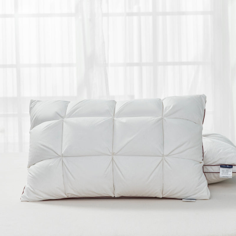 Load image into Gallery viewer, White goose down pillow - SuperStar Bedding
